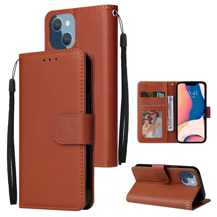 Custodia portafoglio in pelle flip con slot carte per iPhone 14