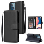 Custodia portafoglio in pelle flip con slot carte per iPhone 14