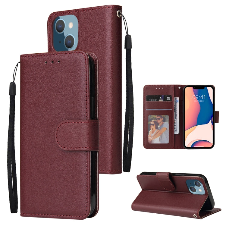 Custodia portafoglio in pelle flip con slot carte per iPhone 14