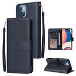 Custodia portafoglio in pelle flip con slot carte per iPhone 14