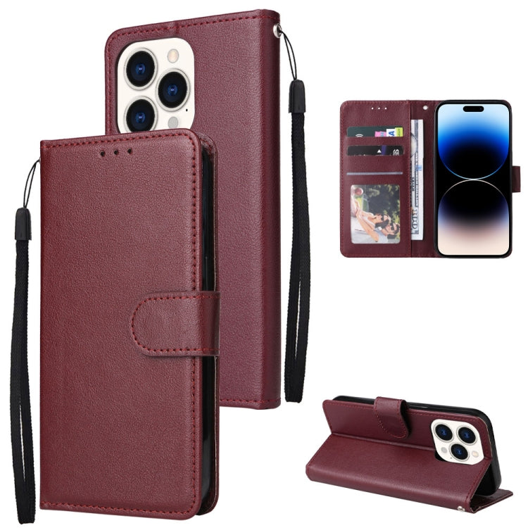 Custodia portafoglio in pelle flip con slot carte per iPhone 14