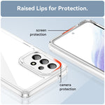 Custodia per telefono in acrilico + TPU serie colorata, For Samsung Galaxy A53, For Samsung Galaxy A13 4G, For Samsung Galaxy A13 5G