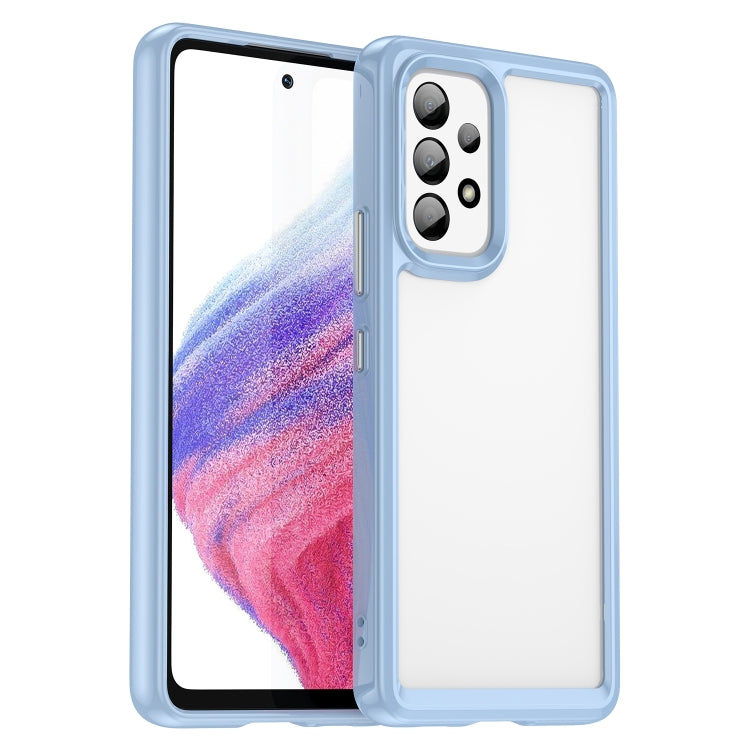 Custodia per telefono in acrilico + TPU serie colorata, For Samsung Galaxy A53, For Samsung Galaxy A13 4G, For Samsung Galaxy A13 5G