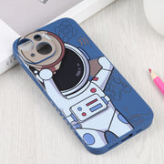 Custodia per cellulare con binocolo Spaceman, For iPhone 14, For iPhone 14 Plus, For iPhone 14 Pro, For iPhone 14 Pro Max