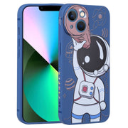 Custodia per cellulare con binocolo Spaceman, For iPhone 14, For iPhone 14 Plus, For iPhone 14 Pro, For iPhone 14 Pro Max