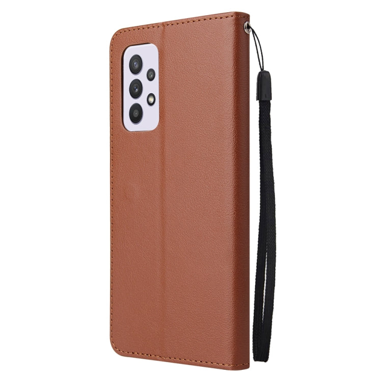 Custodia per telefono in pelle multifunzionale con 3 slot per schede, For Samsung Galaxy A33 5G, For Samsung Galaxy A53 5G, For Samsung Galaxy A73 5G