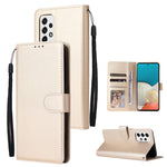 Custodia per telefono in pelle multifunzionale con 3 slot per schede, For Samsung Galaxy A33 5G, For Samsung Galaxy A53 5G, For Samsung Galaxy A73 5G