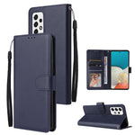 Custodia per telefono in pelle multifunzionale con 3 slot per schede, For Samsung Galaxy A33 5G, For Samsung Galaxy A53 5G, For Samsung Galaxy A73 5G