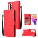 Custodia per telefono in pelle multifunzionale con 3 slot per schede, For Samsung Galaxy A33 5G, For Samsung Galaxy A53 5G, For Samsung Galaxy A73 5G