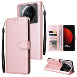 Custodia per telefono in pelle multifunzionale con 3 slot per schede, For Xiaomi 12 Lite, For Xiaomi 12S Ultra
