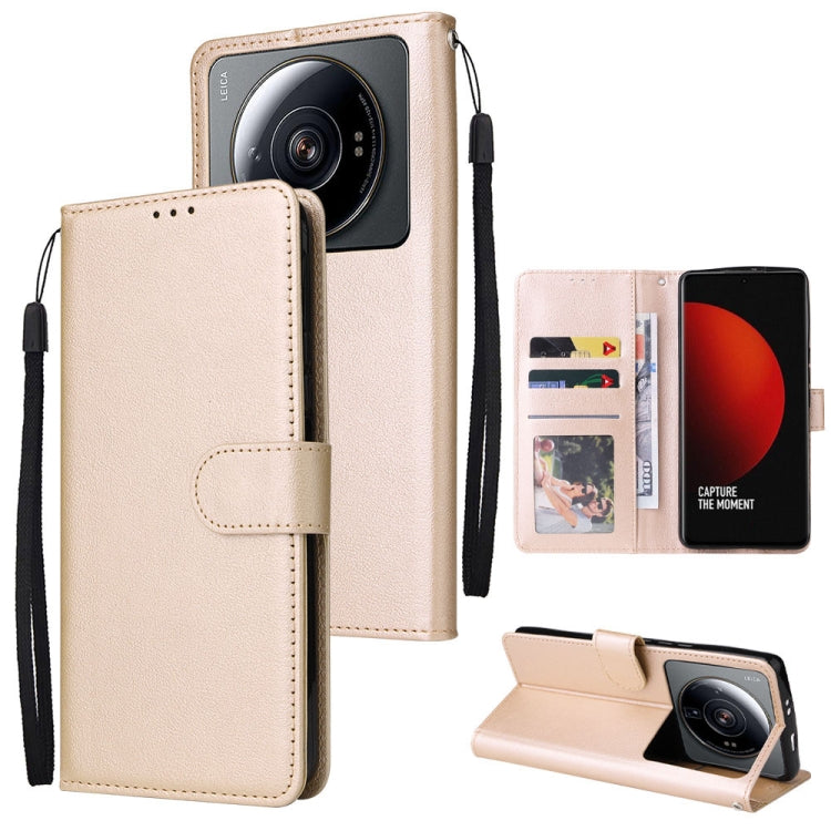 Custodia per telefono in pelle multifunzionale con 3 slot per schede, For Xiaomi 12 Lite, For Xiaomi 12S Ultra