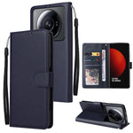 Custodia per telefono in pelle multifunzionale con 3 slot per schede, For Xiaomi 12 Lite, For Xiaomi 12S Ultra