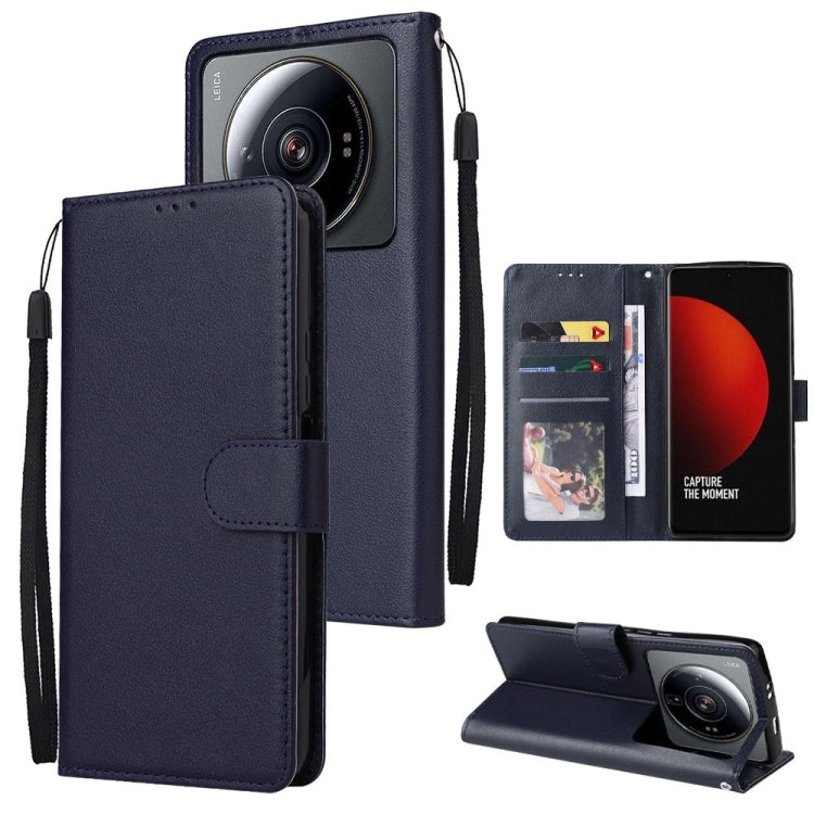 Custodia per telefono in pelle multifunzionale con 3 slot per schede, For Xiaomi 12 Lite, For Xiaomi 12S Ultra