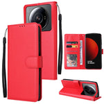 Custodia per telefono in pelle multifunzionale con 3 slot per schede, For Xiaomi 12 Lite, For Xiaomi 12S Ultra