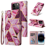 Custodia portafoglio in pelle PU per iPhone 14 Pro Max