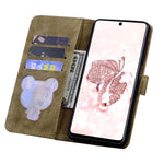 Custodia per telefono in pelle goffrata con gatto Sakura Cartoon, For Samsung Galaxy S22 5G, For Samsung Galaxy S22+ 5G, For Samsung Galaxy S22 Ultra 5G, For Samsung Galaxy S21 5G