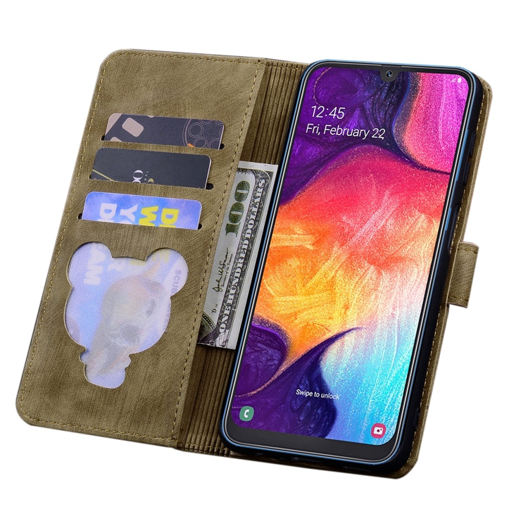 Custodia per telefono in pelle goffrata con gatto Sakura Cartoon, For Samsung Galaxy A30s / A50s / A50, For Samsung Galaxy A32 5G, For Samsung Galaxy A33 5G, For Samsung Galaxy A51 4G