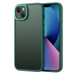 Custodia per telefono antiurto con retro satinato versione oro, For iPhone 14, For iPhone 14 Plus