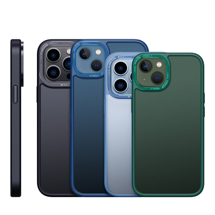 Custodia per telefono antiurto con retro satinato versione oro, For iPhone 14, For iPhone 14 Plus