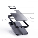 Custodia per telefono antiurto con retro satinato versione oro, For iPhone 14, For iPhone 14 Plus