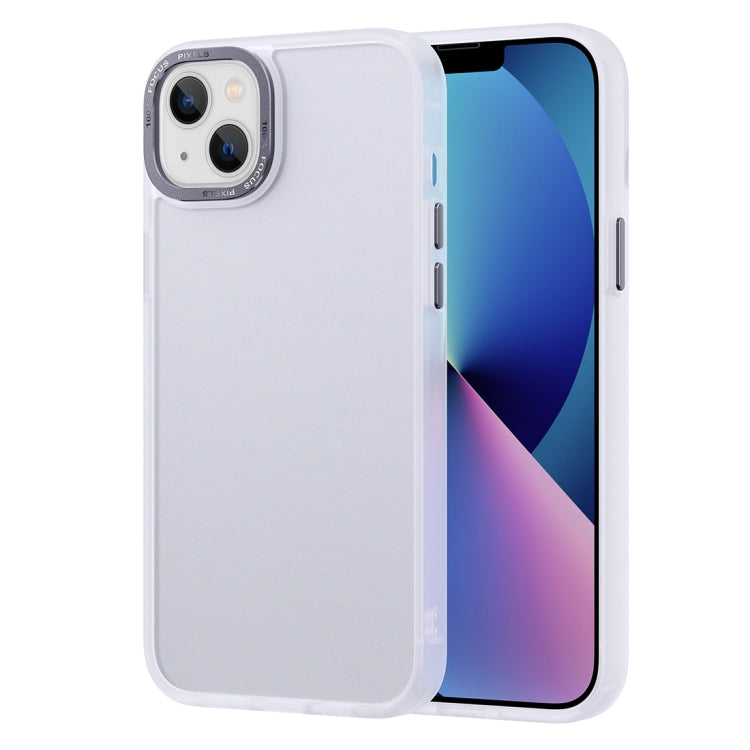 Custodia per telefono antiurto con retro satinato versione oro, For iPhone 14, For iPhone 14 Plus