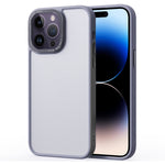 Custodia per telefono antiurto con retro satinato versione oro, For iPhone 14 Pro, For iPhone 14 Pro Max