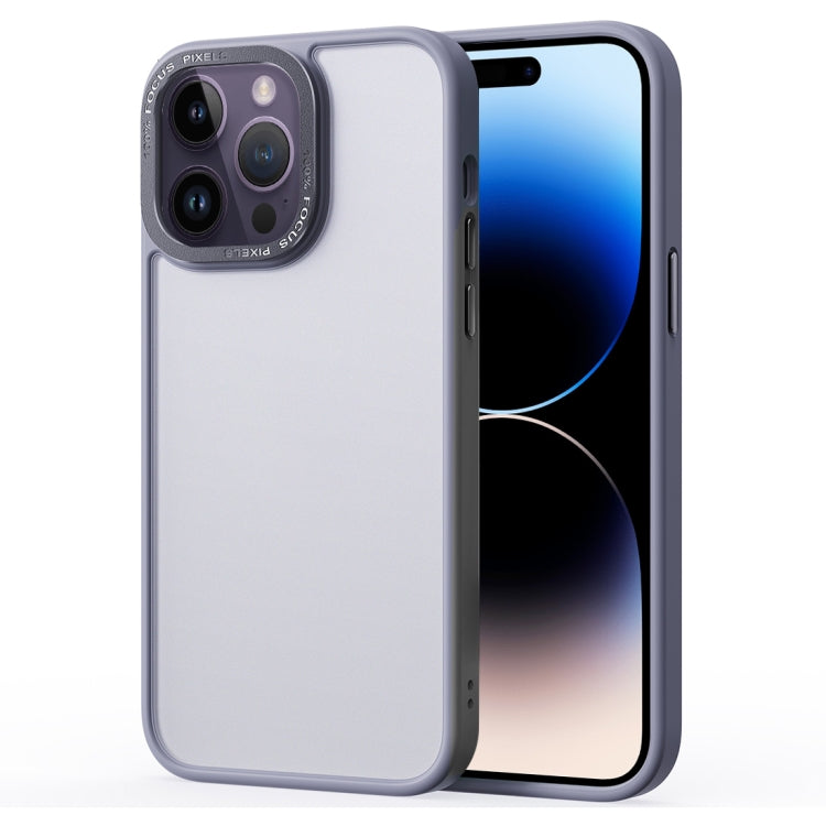 Custodia per telefono antiurto con retro satinato versione oro, For iPhone 14 Pro, For iPhone 14 Pro Max