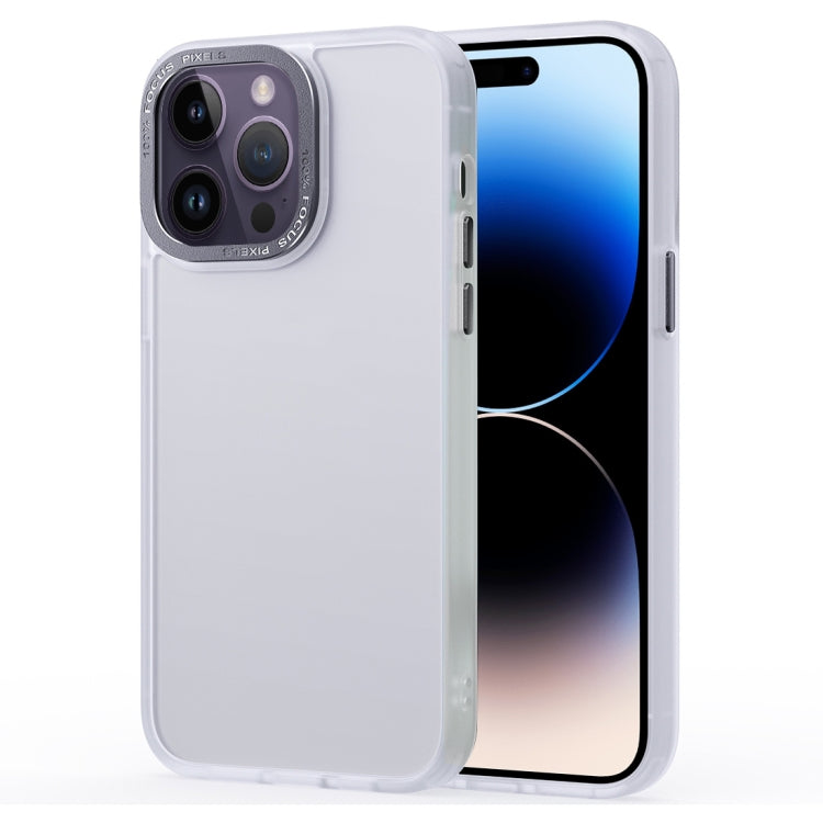 Custodia per telefono antiurto con retro satinato versione oro, For iPhone 14 Pro, For iPhone 14 Pro Max