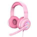 Y20 LED Bass Cuffie da gioco cablate per PC stereo con microfono