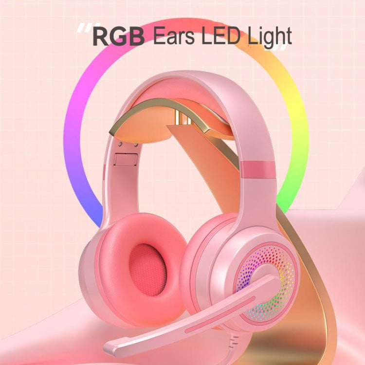 Y20 LED Bass Cuffie da gioco cablate per PC stereo con microfono