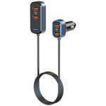 Caricatore per auto esteso SC05 65,5 W 6 in 1 PD / QC3.0 a ricarica rapida, SC05