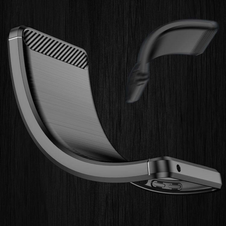 Custodia per telefono TPU in fibra di carbonio con trama spazzolata, For OnePlus Nord CE 2 Lite 5G, For OnePlus Nord CE 2 5G, For OnePlus Ace Racing, For OnePlus Nord 2T