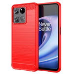 Custodia per telefono TPU in fibra di carbonio con trama spazzolata, For OnePlus Nord CE 2 Lite 5G, For OnePlus Nord CE 2 5G, For OnePlus Ace Racing, For OnePlus Nord 2T