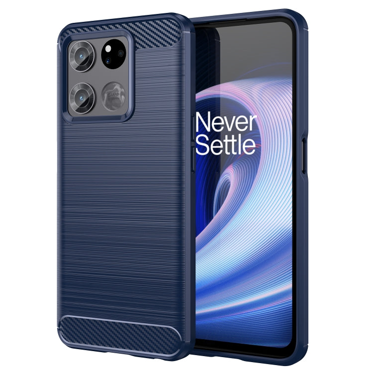 Custodia per telefono TPU in fibra di carbonio con trama spazzolata, For OnePlus Nord CE 2 Lite 5G, For OnePlus Nord CE 2 5G, For OnePlus Ace Racing, For OnePlus Nord 2T