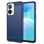 Custodia per telefono TPU in fibra di carbonio con trama spazzolata, For OnePlus Nord CE 2 Lite 5G, For OnePlus Nord CE 2 5G, For OnePlus Ace Racing, For OnePlus Nord 2T