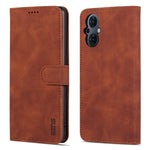 AZNS Skin Feel Calf Texture Flip Custodia in pelle per telefono, For OPPO Reno8 Lite, For vivo Y77 5G
