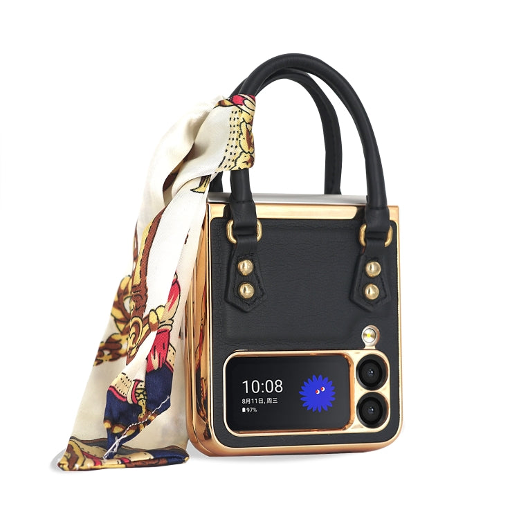 Borsa in pelle design + custodia per telefono PC, For Samsung Galaxy Z Flip3 5G