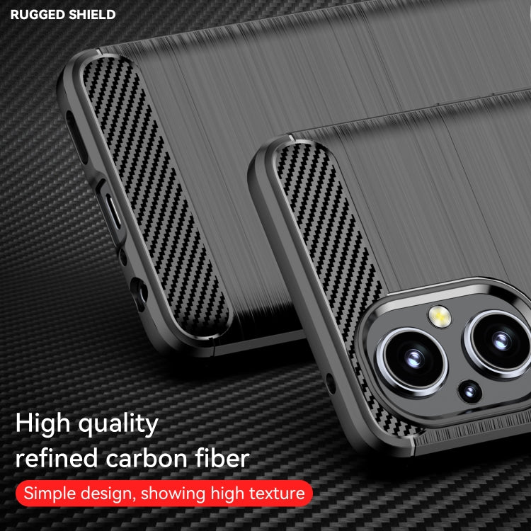 Custodia per telefono TPU in fibra di carbonio con trama spazzolata, For OPPO F21 Pro 5G, For OPPO Reno7 Lite, For OPPO Reno8 Lite, For OPPO A36, For OPPO A96, For OPPO K10, For OPPO Find X5, For OPPO Find X5 Pro