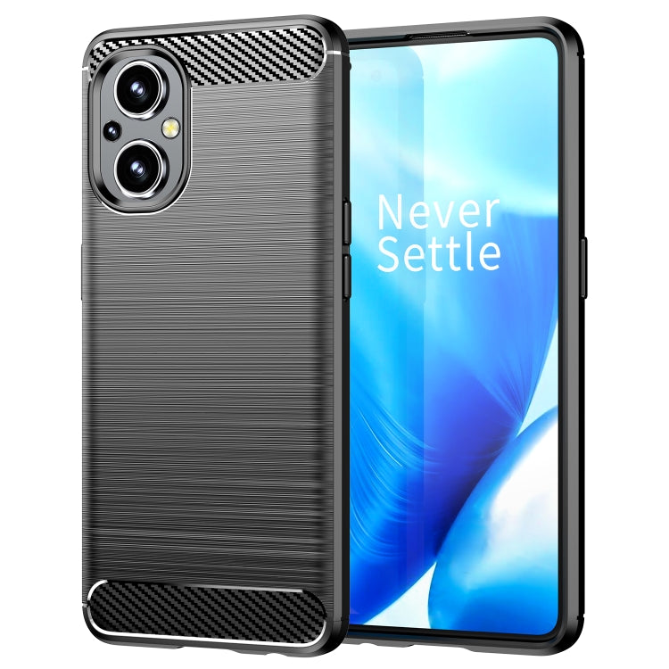 Custodia per telefono TPU in fibra di carbonio con trama spazzolata, For OPPO F21 Pro 5G, For OPPO Reno7 Lite, For OPPO Reno8 Lite, For OPPO A36, For OPPO A96, For OPPO K10, For OPPO Find X5, For OPPO Find X5 Pro