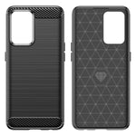 Custodia per telefono TPU in fibra di carbonio con trama spazzolata, For OPPO Find X5 Lite, For OPPO Reno7 5G, For OPPO F21 Pro, For OPPO Reno7 4G, For OPPO A57 4G, For OPPO A57 5G, For OPPO A77 5G