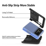 Custodia per telefono PC Litchi Texture con clip posteriore, For Samsung Galaxy Z Flip4 5G