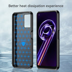 Custodia per telefono TPU in fibra di carbonio con trama spazzolata, For Realme 9 Pro, For Realme Q5, For Realme 9 5G, For Realme 9, For Realme 9 Pro+, For Realme Narzo 50 Pro, For Realme C35