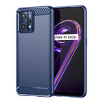 Custodia per telefono TPU in fibra di carbonio con trama spazzolata, For Realme 9 Pro, For Realme Q5, For Realme 9 5G, For Realme 9, For Realme 9 Pro+, For Realme Narzo 50 Pro, For Realme C35