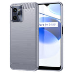 Custodia per telefono TPU in fibra di carbonio con trama spazzolata, For Realme 9 Pro, For Realme Q5, For Realme 9 5G, For Realme 9, For Realme 9 Pro+, For Realme Narzo 50 Pro, For Realme C35