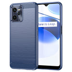 Custodia per telefono TPU in fibra di carbonio con trama spazzolata, For Realme 9 Pro, For Realme Q5, For Realme 9 5G, For Realme 9, For Realme 9 Pro+, For Realme Narzo 50 Pro, For Realme C35