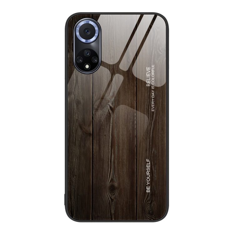 Custodia protettiva in vetro con venature del legno, For Huawei nova 9, For Huawei P30 Pro, For Huawei Nzone S7 Pro 5G, For Huawei nova 3i