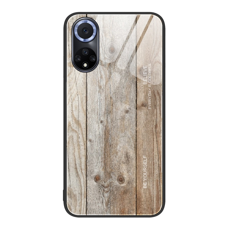 Custodia protettiva in vetro con venature del legno, For Huawei nova 9, For Huawei P30 Pro, For Huawei Nzone S7 Pro 5G, For Huawei nova 3i