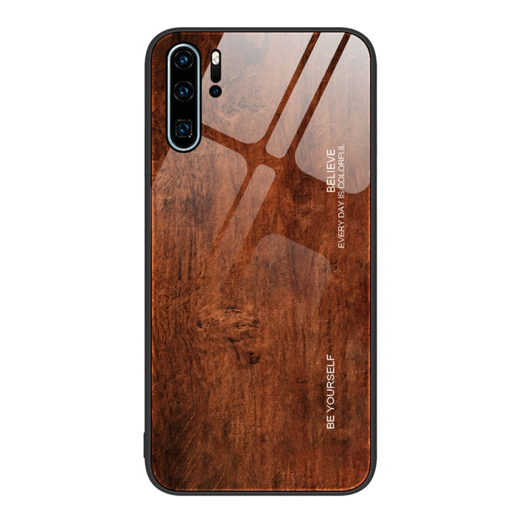 Custodia protettiva in vetro con venature del legno, For Huawei nova 9, For Huawei P30 Pro, For Huawei Nzone S7 Pro 5G, For Huawei nova 3i