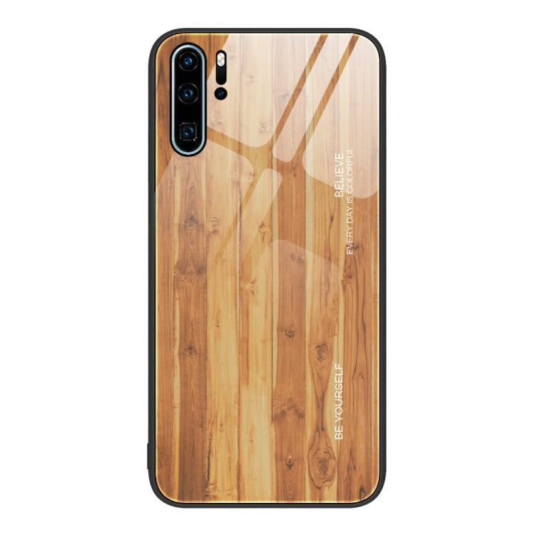Custodia protettiva in vetro con venature del legno, For Huawei nova 9, For Huawei P30 Pro, For Huawei Nzone S7 Pro 5G, For Huawei nova 3i