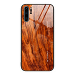 Custodia protettiva in vetro con venature del legno, For Huawei nova 9, For Huawei P30 Pro, For Huawei Nzone S7 Pro 5G, For Huawei nova 3i